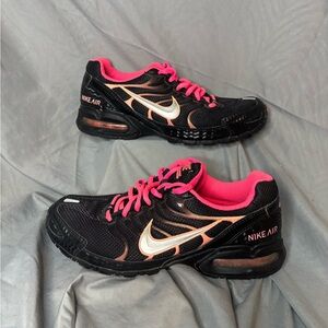 Nike Women's Air Max Torch 4 Black and Pink Athletic Shoes